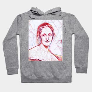 Mary Shelley Portrait Line Art Hoodie